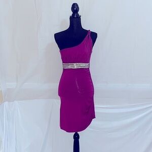 Sky One Shoulder Cocktail Dress Size XS